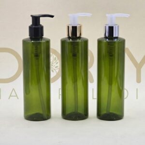 FLACON 250ML PET MARRON AVEC POMPE A LOTION