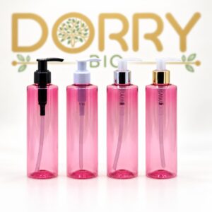 Flacon 250ML rose avec pompe a lotion