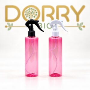 FLACON 250ML PET ROSE BLANC AVEC PISTOLET - PISTOLET BLANC